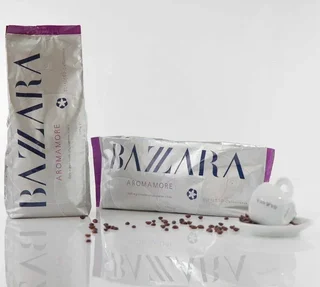 1 kg - Coffee beans - Aromamore Arabica/Robusta - BAZZARA