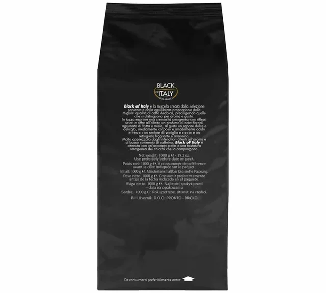 1 kg - Coffee beans - Black of Italy - ZICAFFÉ