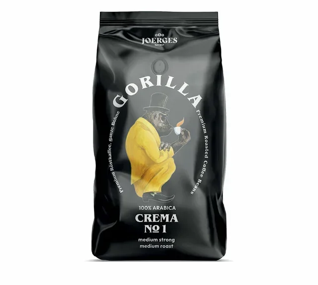 1 kg - Coffee beans - Crema No. 1 - GORILLA COFFEE