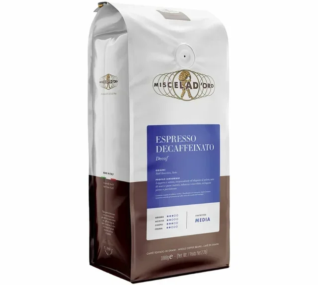 1 kg - Caffè in grani - Espresso decaffeinato - MISCELA D'ORO