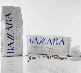 1 kg - Coffee beans - Dodicigrancru 100% Arabica - BAZZARA