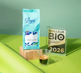 1 kg - Café em grão - Mistura Oasis - Medalha de Melhor Produto Biológico - LUGAT