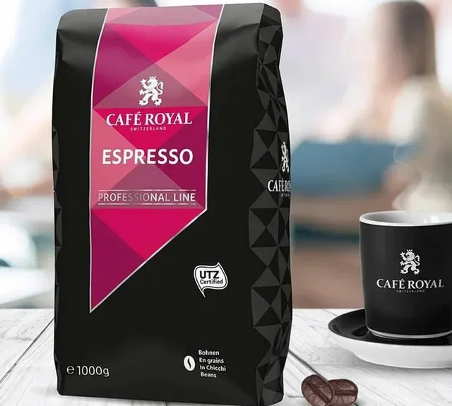 1 kg - Chicchi di Caffè Bio - Espresso - Fairtrade/Max Havelaar - CAFÉ ROYAL