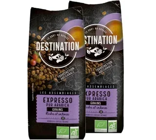 1 kg – Caffè in grani – Miscela Espresso 100% Arabica biologica – DESTINATION