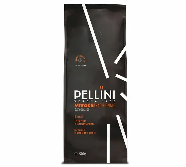 1 kg - Coffee beans - Vivace Tradizionale Intenso - PELLINI