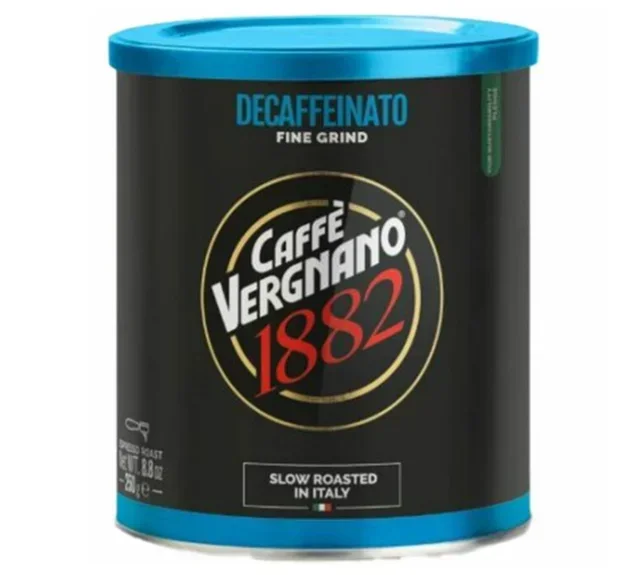 1 Kg Café Moído para Profissionais 1882 Descafeinado - Caffè Vergnano