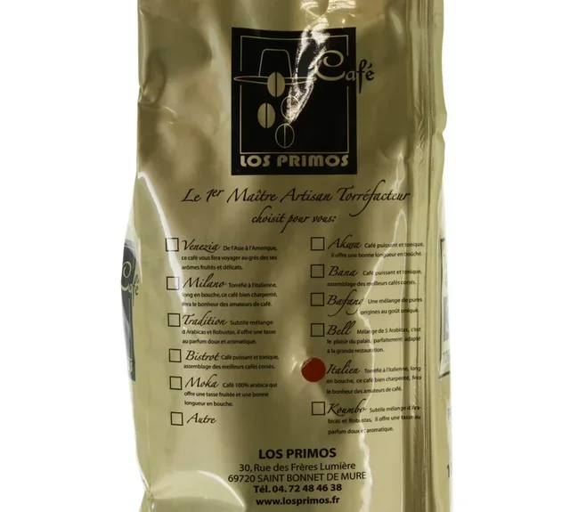 1 kg - Italian Coffee Beans - LOS PRIMOS