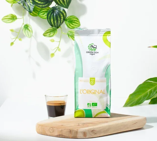 1 kg Caffè in Grani Bio L'Original - Green Lion Coffee - Premio Miglior Prodotto Biologico