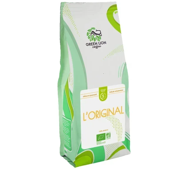 1 kg Caffè in Grani Bio L'Original - Green Lion Coffee - Premio Miglior Prodotto Biologico