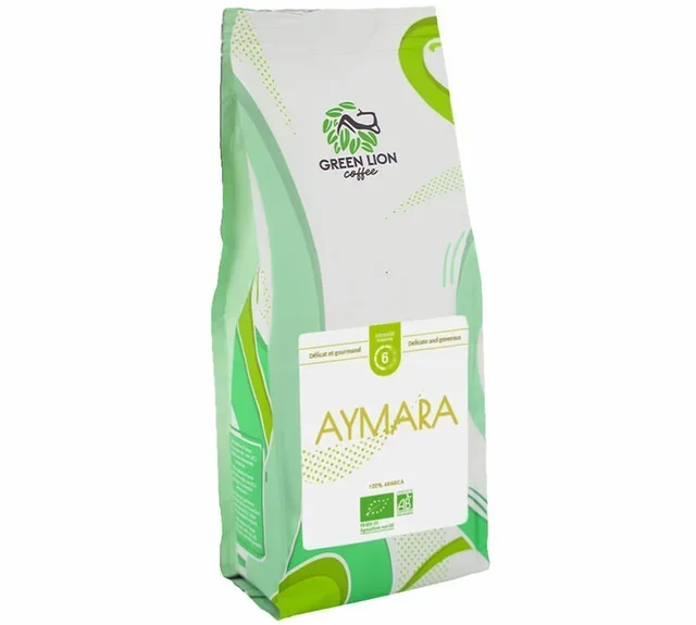 1 kg - Organic Aymara Coffee Beans for Professionals - Green Lion Coffee