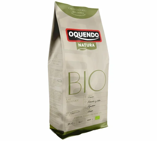 1 kg - Caffè in grani biologico 100% Arabica - OQUENDO