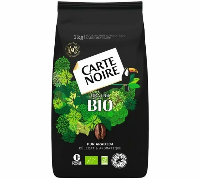 1 kg - Bio Kaffeebohnen für Profis - CARTE NOIRE