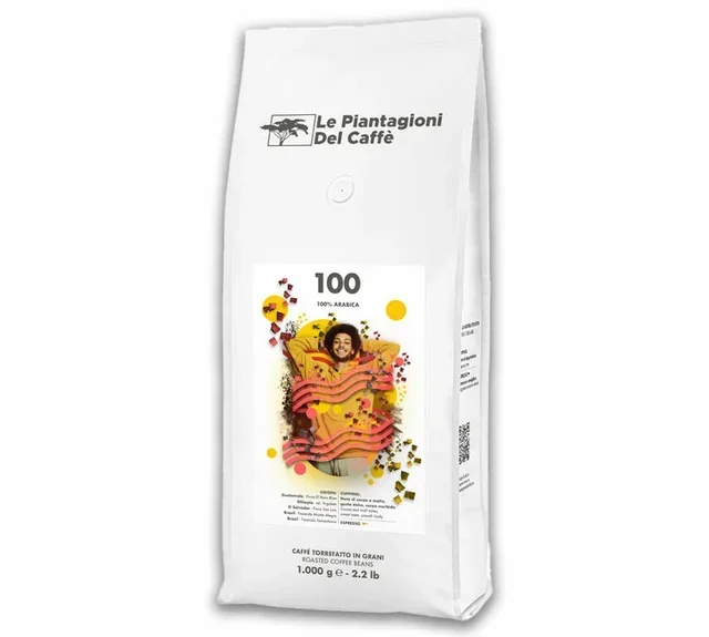 1 kg - Whole Bean Coffee - 100 - LE PIANTAGIONI DEL CAFFÈ