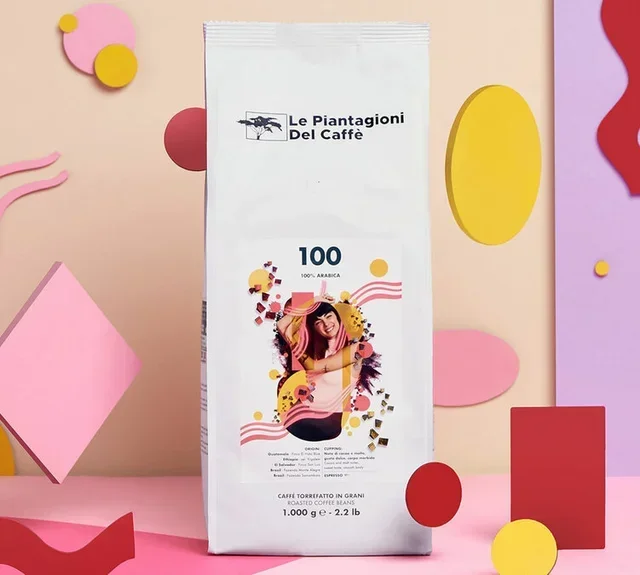 1 kg - Whole Bean Coffee - 100 - LE PIANTAGIONI DEL CAFFÈ