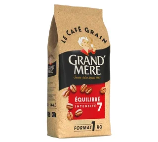 Καφές σε Κόκκους 1kg - Ισορροπημένος - GRAND MERE