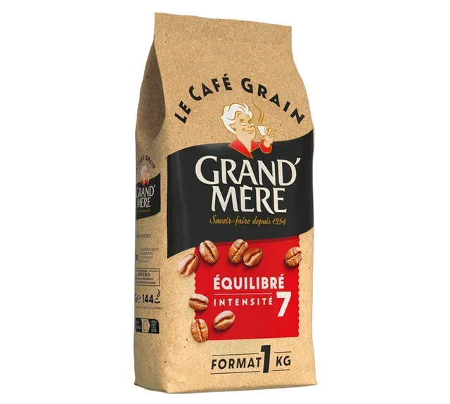 Καφές σε Κόκκους 1kg - Ισορροπημένος - GRAND MERE