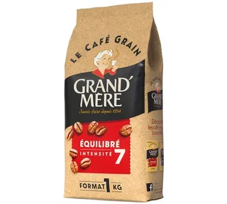 Καφές σε Κόκκους 1kg - Ισορροπημένος - GRAND MERE