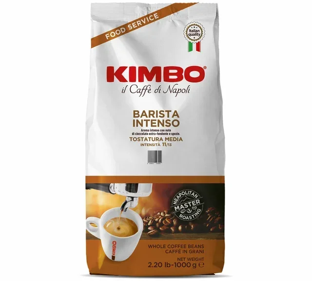 1 kg - Whole Bean Coffee - Barista Intenso - KIMBO