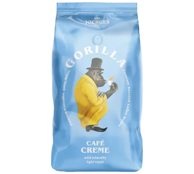1 kg - Whole Bean Coffee - Café Crème - GORILLA COFFEE
