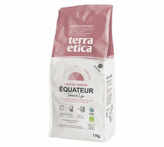 1 kg - Chicchi di Caffè - Ecuador Biologico - TERRA ETICA