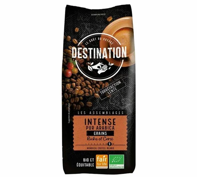 1 kg - Whole Bean Coffee - Intense Organic - DESTINATION