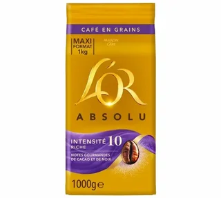 1 kg - Whole Bean Coffee - Intensity 10 - L'OR