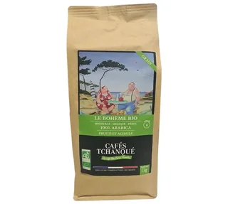 1 kg - Caffè in Grani - La Bohème (Yulima) Biologico - CAFÉS TCHANQUÉ