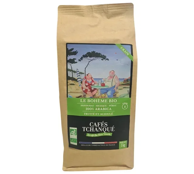 1 kg - Caffè in Grani - La Bohème (Yulima) Biologico - CAFÉS TCHANQUÉ