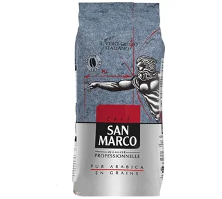 1 kg - Whole Bean Coffee - Pure Arabica - SAN MARCO