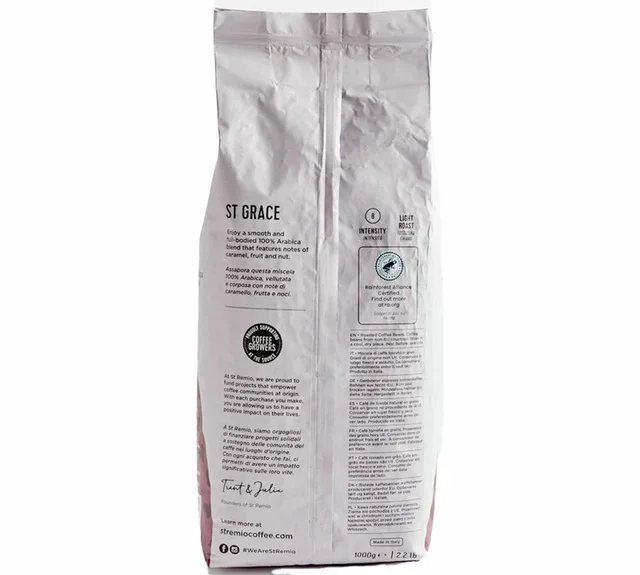 1 kg - Whole Bean Coffee - St Grace - ST REMIO