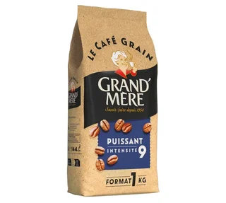Κόκκοι Καφέ 1kg - Δυνατός - GRAND MERE