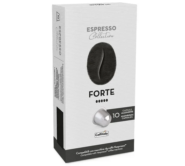10 Capsules Caffitaly Forte Strong - Compatible Nespresso* Original