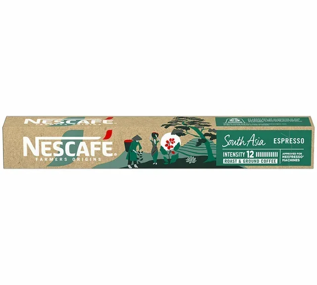 10 capsules compatible Nespresso* Original South Asia - NESCAFÉ FARMERS ORIGINS