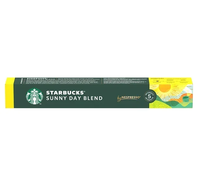 10 kpl Starbucks Sunny Day Blend - Nespresso* Original -yhteensopivat kapselit