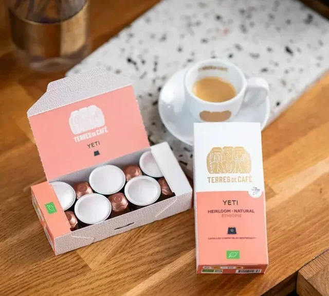 10 capsules compatible with Nespresso* Original Yeti Village Organic - TERRES DE CAFÉ