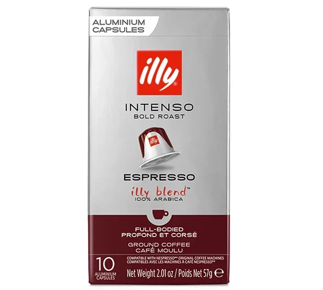 10 κάψουλες ILLY συμβατές Nespresso* Original – Έντονο Καβούρδισμα