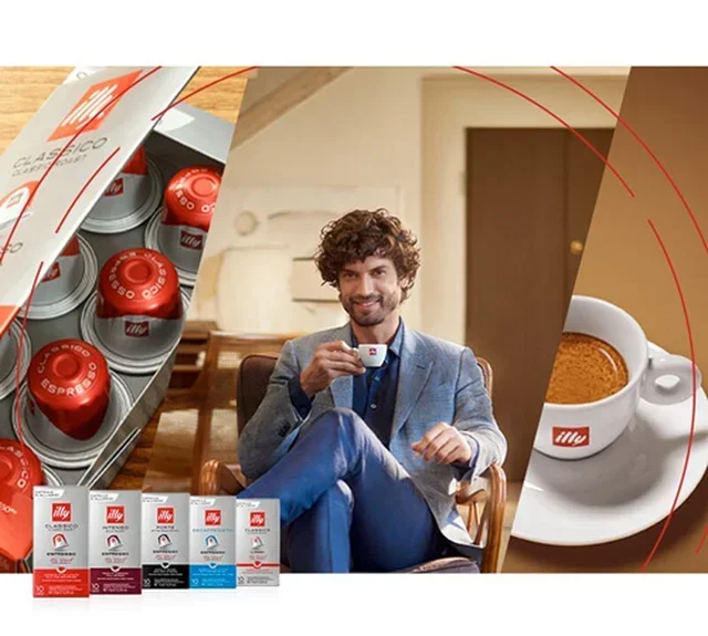10 Cápsulas Compatíveis Nespresso* Original Torra Intenso - ILLY