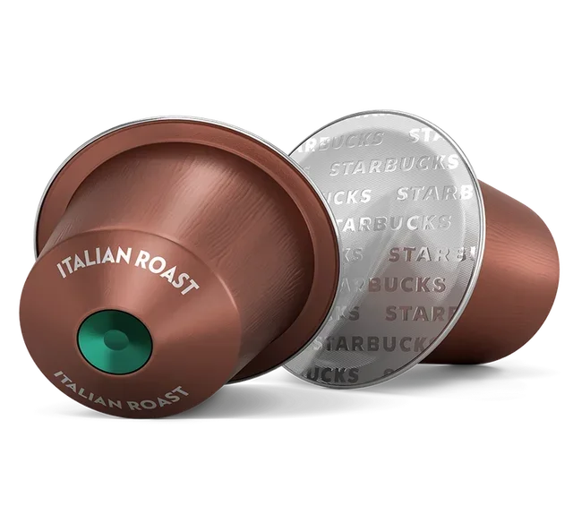 10 Capsules Nespresso* Original Compatible - STARBUCKS Italian Style Roast