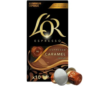 L'OR ESPRESSO Caramel – 10 Kapseln für Nespresso* Original