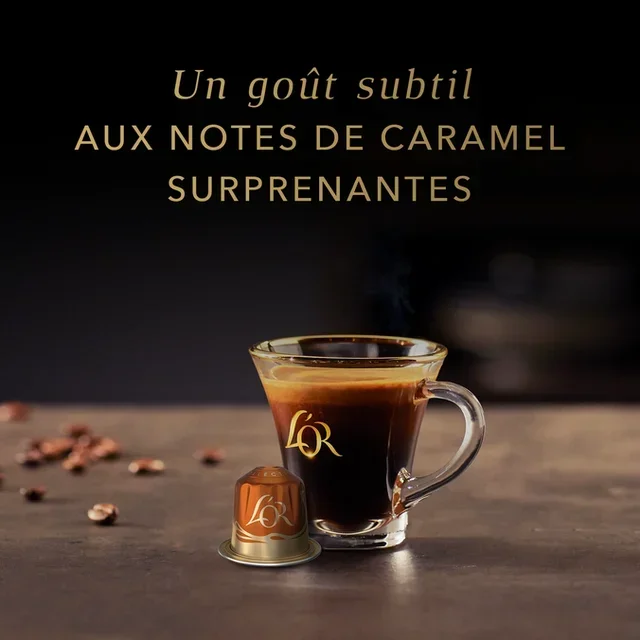 L'OR ESPRESSO Caramel – 10 Kapseln für Nespresso* Original