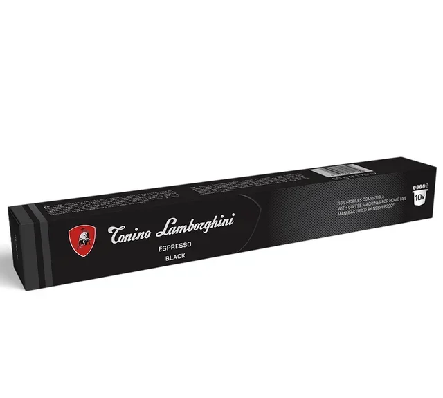 10 capsule compatibili Nespresso* Original Espresso Black - TONINO LAMBORGHINI