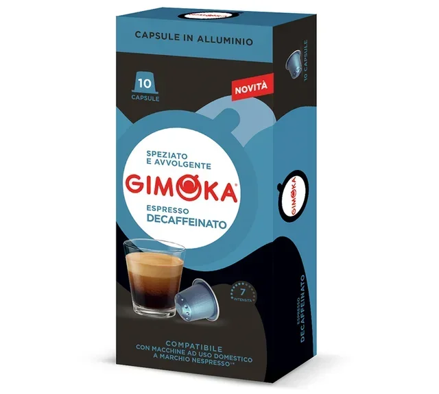 10 Capsule Decaffeinato GIMOKA compatibili Nespresso* Original