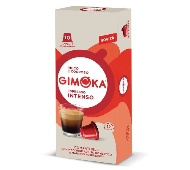 10 GIMOKA Intenso Capsules Compatible with Nespresso* Original