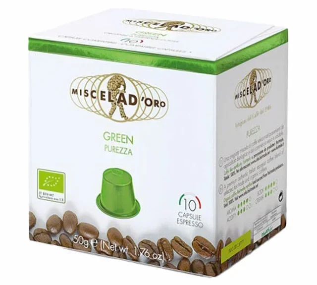 Nespresso* Original Green Purezza Bio Kapslar 10-pack - MISCELA D'ORO