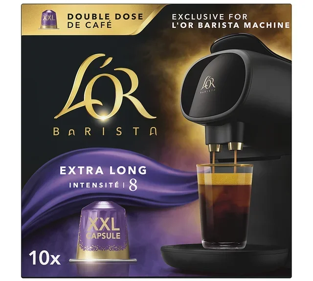 10 L'Or Barista® XXL Extra Long 8 Capsules - L'OR ESPRESSO