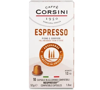 10 cápsulas compatíveis com Nespresso * Original Espresso - CORSINI