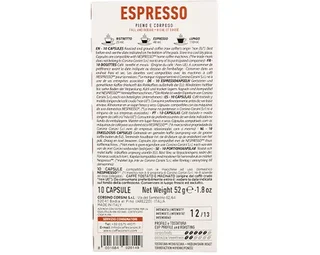10 cápsulas compatíveis com Nespresso * Original Espresso - CORSINI