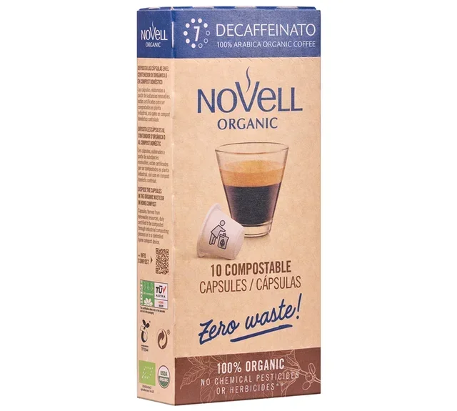 NOVELL 10 organskih kapsula bez kofeina za Nespresso* Original