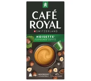 10 Nespresso*-compatible Original Hazelnut capsules - CAFÉ ROYAL