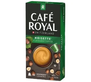 10 Nespresso*-compatible Original Hazelnut capsules - CAFÉ ROYAL